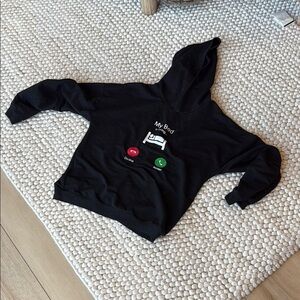 Amazon Black Kids Hoodie with Fun Graphic